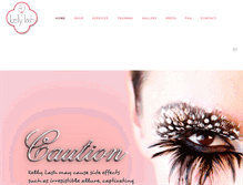 Tablet Screenshot of kellylash.com